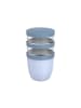 Mepal Lunchpot Ellipse 500 ml + 2x 200 ml in Nordic Blue
