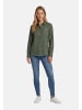 U.S. Polo Assn. U.S. POLO ASSN. Damen Leinenshirt P045 in Olive