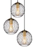 Globo lighting Hängeleuchte "EUSEBIUS" in black