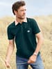 WITT WEIDEN Kurzarm-Poloshirt in petrol-sand