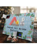 Mr. & Mrs. Panda Adventskalender Tee Panda Campen mit Spruch in Eisblau