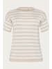 KAFFE curve Strickpullover KCregitta Loose fit in Feather gray/ chalk lurex