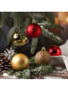 MARELIDA 30er Set Christbaumkugel Weihnachtskugel bruchfest D: 6cm in gold, rot