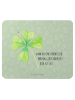 Mr. & Mrs. Panda Mouse Pad Blume Kleeblatt mit Spruch in Blattgrün