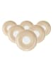Seltmann Weiden 6er Set Teeuntertassen Liberty Pure Colors ø 13 cm in Dusty Beige