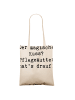 Mr. & Mrs. Panda Tragetasche Pflegemutter Kuss mit Spruch in Creme