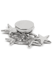 styleBREAKER Magnet Brosche in Silber