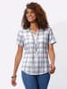 WITT WEIDEN Karobluse in marine-ecru-kariert