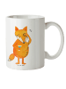 Mr. & Mrs. Panda Tasse Fuchs Lord ohne Spruch in Weiß
