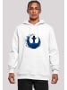 F4NT4STIC Hoodie Star Wars Rise Of Skywalker Rebellen Logo Wave in weiß