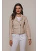 RINO&PELLE Lederjacke für Damen in beige