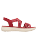 Jana Coshy Sorgenfrei – Die Hallux-freundliche Sandale in RED