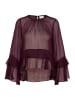 SAINT TROPEZ Bluse langarm MazelleSZ Lockere Passform in Winetasting