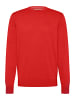 Bugatti Pullover Rundhals in rot