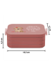 Mr. & Mrs. Panda MEPAL Bentobox Hund Dame Motiv mit Spruch in Rot Pastell