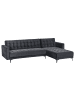Beliani 2-tlg Ecksofa ABERDEEN in Schwarz