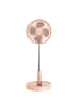 COFI 1453 Qware Tragbarer Mini Tischventilator – kompakter & leiser Ventilator in Rosa