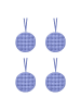 Butlers Stuhlkissen SOLID 4er-Set in Violett
