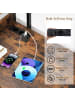 COSTWAY Schreibtisch mit USB/Typ-C 120cm in Hellbraun