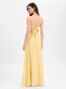 Marie Lund Abendkleid in zitrone - 0010
