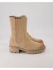 Terry Chelsea Boots in Beige