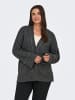 ONLY Carmakoma Strickjacke in Medium Grey Melange
