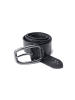 GAS Schwarz Leder Regular Gürtel