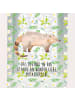 Mr. & Mrs. Panda Outdoor Laterne Nasenbär mit Spruch in Transparent