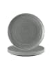 6er Set Frühstücksteller Terra in Perlgrau ø 22,5 cm