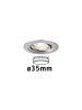 paulmann EBL Nova mini Coin rund schwenkbar LED 1x4W 310lm Eisen gebürstet