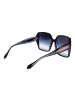 Ana Hickmann Frauen Sonnenbrille Quadratisch Blau