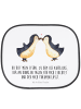 Mr. & Mrs. Panda Sonnenschutz für Auto Pinguin Liebe mit Spruch in Weiß