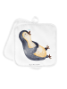 Mr. & Mrs. Panda Topflappen Pinguin Lachen ohne Spruch in Weiß