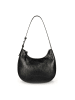 Les Visionnaires Harper Schultertasche Leder 28 cm black metallic