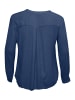 KAFFE curve Langarm-Bluse KCami Regular fit in Vintage Indigo