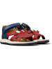 Camper Sandalen " Twins " in Rot Blau