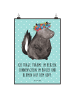 Mr. & Mrs. Panda Poster Stinktier  mit Spruch in Türkis Pastell