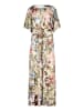 Vera Mont Jumpsuit mit Bindegürtel in Green/Cream