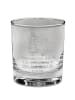 Mr. & Mrs. Panda Tumbler Glas Pinguin Weihnachtsbaum mit Spruch in Transparent