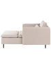 Beliani Chaiselongue EGERIS in Beige - (W) 87 x (H) 80 x (L) 149 cm symmetrisch