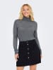 JDY Strickpullover in Dark Grey Melange