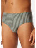 Schiesser Mini Slip / Unterhose 95/5 Essentials - Cotton in Blau / grün