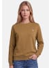 U.S. Polo Assn. Pullover USZoee – Damen Sweatshirt mit Rundhalsausschnitt in Camel
