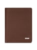 Redolz Leather Essentials HF Geldbörse RFID Leder 9,5 cm ausklappbar in cognac