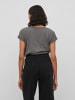 Vila Basic T-Shirt Kurzarm Fledermausärmel VIDREAMERS in Grau