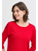 Fransa Strickpullover halbarm FRZUBASIC Baggy fit in Poinsettia