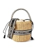 Valentino Boho Beuteltasche 17 cm in naturale-nero