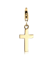 Nenalina Charm 925 Sterling Silber Kreuz in Gold