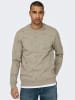 Only&Sons Weicher Pullover Basic Sweatshirt in Beige