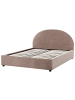 Beliani Doppelbett VAUCLUSE in Beige - (W) 174 x (H) 112 x (L) 214 cm